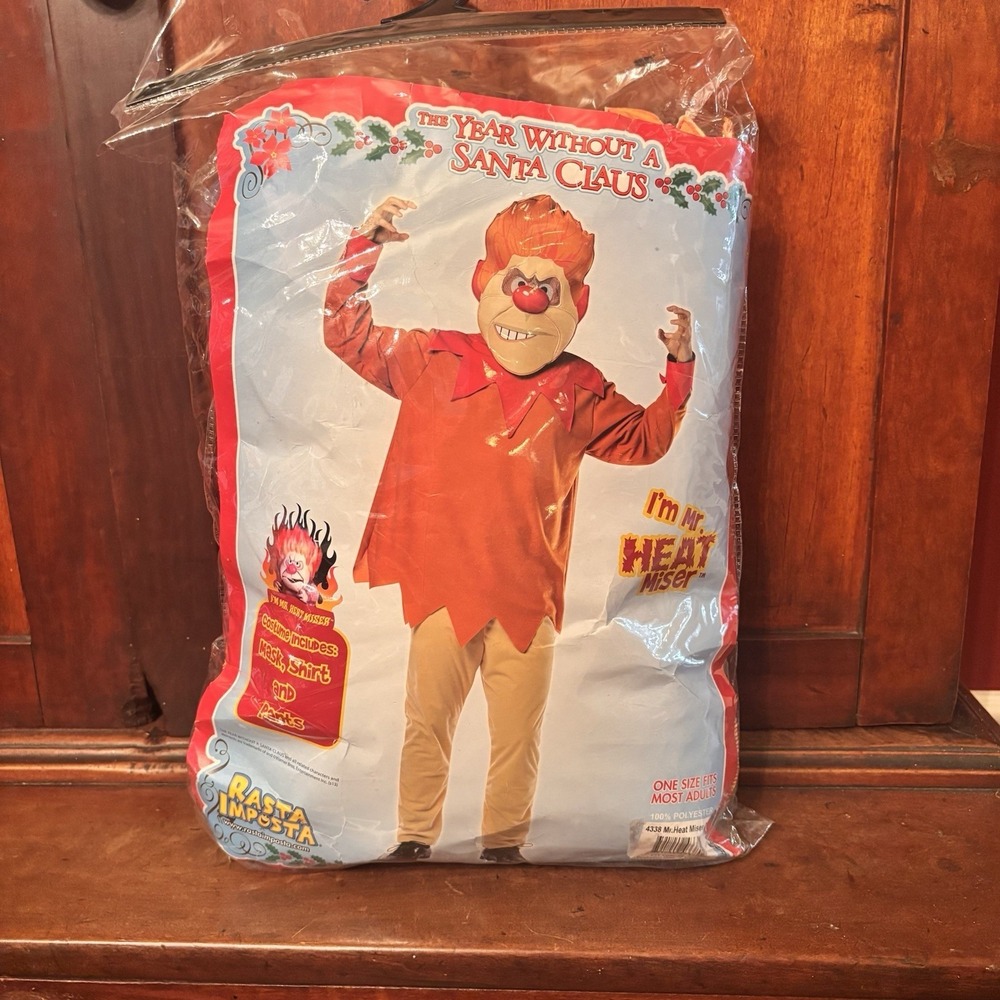 Mr Heat Miser Adult Costume The Year Without a Santa Claus Rasta Imposta OSFM